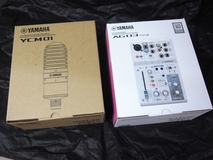 【新品・即納】ヤマハ AG03MK2&YCM01セット・ライブストリーミングミキサー・コンデンサーマイク・YAMAHA・YouTube