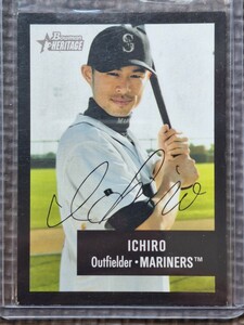 2003 Bowman Heritage #65 ICHIRO SUZUKI Black Border Seattle Mariners Orix Blue Wave