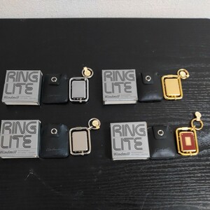 キーリングライター　４個　RINGLITE　Windmill KEY-RING　LIGHTER　喫煙　タバコ　0611- D4-TA10