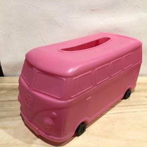 ティッシュボックス　ティッシュケース　バス　ピンク　マザー工芸　プラスチック　インテリア　車　日本製　管理1