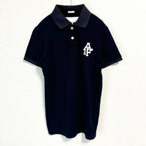 Abercrombie＆Fitch アバクロンビー＆フィッチ ポロシャツ メンズ M 紺 ネイビー 無地 アバクロ 半袖 人気 定番 半袖ポロシャツ 秋 格安