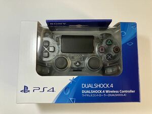 【1円】 PS4 コントローラー DUALSHOCK4 SONY 限定カラー クリア・クリスタル CUH-ZCT2J 通電確認済