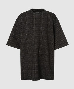 DRIES VAN NOTEN 23SS ドリスヴァンノッテン HAKKO PR 6613 M.K.T-SHIRT GRY　チェック　オーバーサイズ　カットソー　