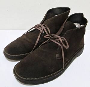 Clarks ORIGINALS　デザートブーツ　チャッカブーツ　スウェード　ブラウン　Desert Boot　メンズ　シューズ　US　9 1/2　クラークス