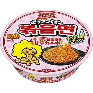 日清食品 日清焼そばU.F.O. ポックンミョン 濃い濃い韓国風甘辛カルボ カップ麺 101g×12個