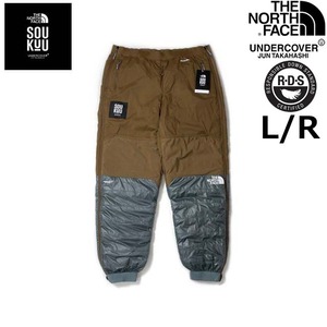 1円～!売切!【正規新品】THE NORTH FACE×UNDERCOVER◆SOUKUU 50/50 DOWNPANTS パンツ ダウン US限定 コラボ 800(L/R)茶 グレー240617-358