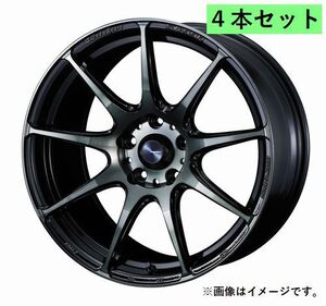 個人宅発送可能 ウェッズ スポーツ Weds Sport 18X9.5J +45 5穴 PCD100 WBC ホイール 4本セット SA99R エスエー(73933)