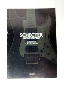 【中古：長期保管品】SCHECTER 2002年カタログ