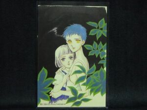 POST CARD◆闇に潜める◇疾風のまつりごと◆竹宮惠子 カレイドスコープ-50th Anniversary-北九州市漫画ミュージアムチラシ付きポストカード