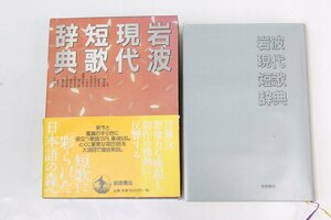 岩波現代短歌辞典(NHK短歌・俳句 [仮名違い遺い・言い換え・旧かな文語活用]一覧表)付　監修：岡井隆　1999年■Hk.21