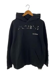 BALENCIAGA◆23AW/HAND DRAWN MEDIUM FIT Hoodie/M/BLK/600583 TOVO6 1070