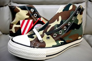 新品未使用 CONVERSE コンバース ALL STAR オールスター AS US CAMO HI 迷彩 U.S. ORIGINATOR ウッドランドカモ ¥8,250 US8 26.5センチ