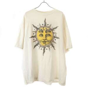 SAINT MICHAEL セントマイケル 24AW cactus plant flea market SS TEE SUN ヴィンテージ加工グラフィックプリントTシャツ ITTCMNXMIVBL