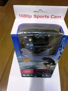 ★即決 新品 Full HD 1080P SPORTS CAM小型防水（水深３０M）アクセサリー多種アクションカメラセット青 動画撮影・写真撮影・音声録音可能