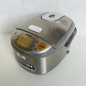 QA2270 簡易動作OK ZOUJIRUSHI 象印 IHジャー 炊飯器 2009年 NP-GD05 ブラウン 3合炊き 調理家電 家電 検M