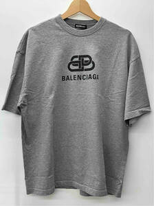 BALENCIAGA バレンシアガ 578139 Tシャツ グレー コットン100% サイズL