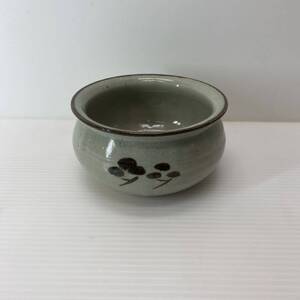 陶磁器 建水 茶こぼし 茶殻入れ 茶道具 鉄絵 焼物