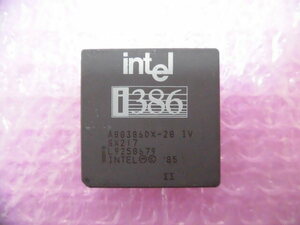 INTEL i386DX-20 (A80386DX-20 IV) ピン曲がりあり 動作未確認