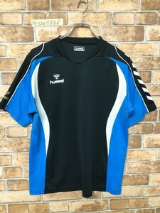 メンズ 福島チャンピオン ロゴプリント サッカー 聖光学院2012 ドライ 半袖Tシャツ SS-S 黒青白 ポリエステル