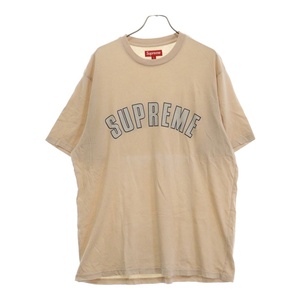 SUPREME シュプリーム 24SS Cracked Arc S/S Top クラックド アーチロゴ ショートスリーブトップ 半袖Tシャツ カットソー ベージュ