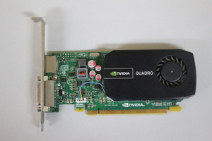 中古品 NVIDIA Quadro 410 グラフィックスプロセッサ 512MB DDR3 SDRAM 搭載 在庫限定