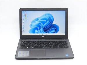 最新Win11Pro/カメラ内蔵/中古/15型/ノートPC/爆速SSD256/4GB/Celeron 3865U/DELL　5567 MSOffice2021搭載　新品無線マウス　訳あり品