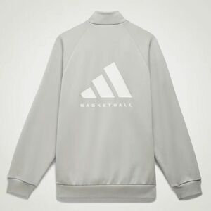 ★アディダス ADIDAS 新品 メンズ カジュアル バスケットボール フルジップ トラック ジャケット Mサイズ [IJ0943-M] 二 壱★QWER