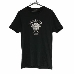 【中古】 VERSACE ヴェルサーチ メデューサ プリント Tシャツ A88659 トップス カットソー レディース 24005964 AO