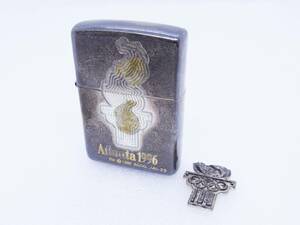 （E）　Zippo　ジッポー　Atlanta 1996　アトランタ　五輪　スターリング　シルバー　火花OK