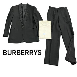 表面美品　BURBERRY BURBERRYS バーバリー　ヴィンテージ　タキシード フォーマル　セットアップ　スーツ　M メンズ S4L303