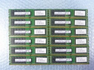 1NYI // 16GB 12枚セット計192GB DDR4 19200 PC4-2400T-RA1 Registered RDIMM 2Rx4 M393A2G40EB1-CRC0Q //Fujitsu PRIMERGY RX2530 M2 取外