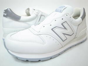 【送料無料 即決】NEW BALANCE USA製 M995CO 30cm US12新品ホワイトxシルバーWHITE SILVER白x銀VIBRAMビブラム社製ソール米国製アメリカ製