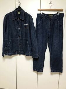 ervingeoffrey デニムジャケット＆デニムパンツ　ブルーデニムXLW38 L32 美品USED