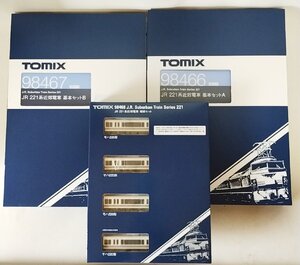 TOMIX 98466 JR 221系近郊電車 基本セットA + 98467 基本セットB + 98468 増結セット トミックス Nゲージ