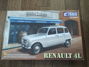 エブロ　ルノー　4L 未組立 プラモデル 中古品　1/24 EBBRO RENAULT