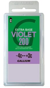 GALLIUMWAX ガリウムワックス　EXTRA BASE VIOLET 200(200g) 　スノーボード　BURTON　VANS　UNION　FULX　CAPITA　ARBOR