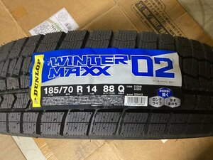 【送料無料】ダンロップ ウィンターマックス02 WM02 185/70R14 88Q 2022年製 未使用新品4本セット◆お買い得◆ ノートフリード