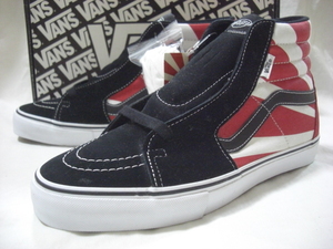 新品 DS 2007 VANS × HOSOI SK8-HI PRO RISING SUN 2ND US9.5 (L-16-9)