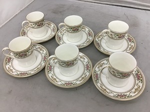 【未使用】 ロイヤルドルトン Royal Doulton カップ＆ソーサー 6客セット