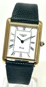 1円～ LONGINES ロンジン ホワイトローマン スクエアケース レディース クォーツ アンティーク 付属品 取扱説明書 冊子 ジャンク 時計