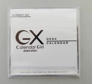 SE2222-1012-56 【未開封】 サンデーGX 2020年3月号 アンケートプレゼント当選品 GX カレンダーガール 2020-2021 卓上カレンダー