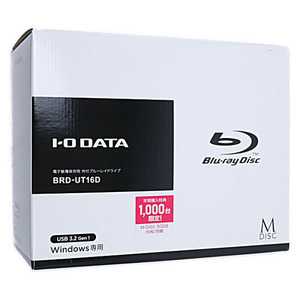 I-O DATA アイ・オー・データ 電子帳簿保存用外付ブルーレイドライブ BRD-UT16D [管理:1000020962]