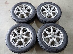 YS6288【送料無料175/65R14】キューブ ノート フィット 2021年製 中古スタッドレスセット ■14×5.5J 100/4H ET40■《即決あり》