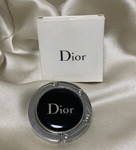 Dior ディオール ☆ノベルティ☆バッグハンガー ☆黒・シルバー