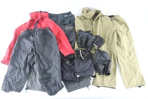 【まとめ】mont-bell モンベル GORE-TEX マウンテン パーカー パンツ ナイロン100％ ラミネート加工 サイズM サイズM/S サイズS 0671-RY