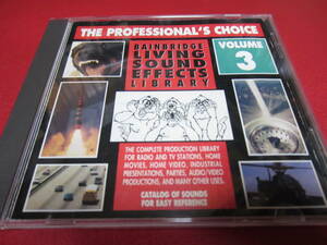 BAINBRIDGE LIVING SOUND EFFECTS LIBRARY vol.3 ※難有り。盤に目立つキズ有り。★効果音CD