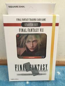 ファイナルファンタジー7　トレーディングカードゲーム　スターターセット　デッキ　クラウド　TCG　英語版　FINAL FANTASY VII