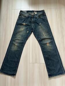 送料無料 ABERCROMBIE & FITCH 30×30 デニム ジーンズ LOW RISE BOOT アバクロ ブーツカット ワンオーナー denim pant jeans 美品
