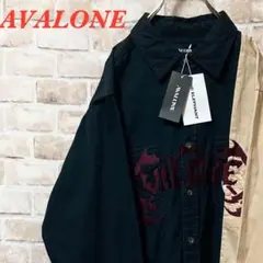 【希少】AVALONE アバロン　長袖シャツ　切り替え　デッドストック