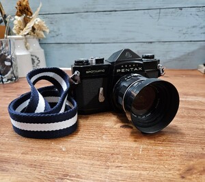 ASAHI PENTAX SPOTMATIC SP フィルムカメラ 一眼レフ ヴィンテージ レトロ Super-Multi-Coated TAKUMAR 1:3.5/28 レンズ付き